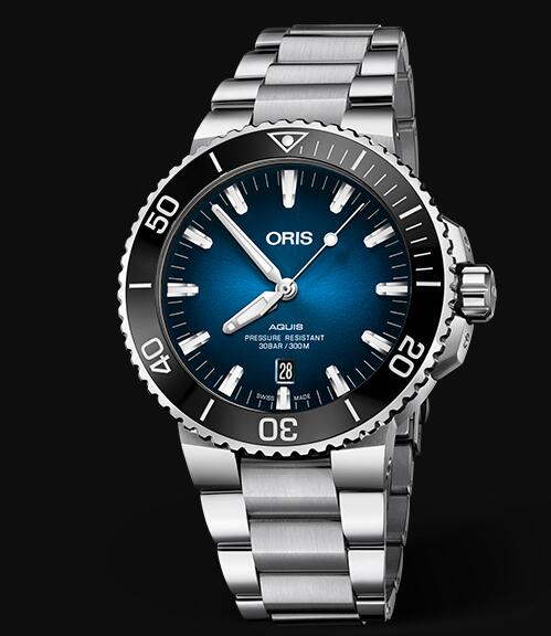 Oris Aquis CLIPPERTON LIMITED EDITION 43.5mm 01 733 7730 4185-Set MB Replica Watch